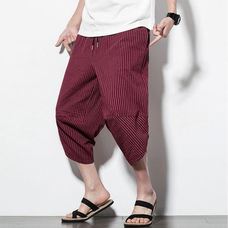 Casual Red Lined Trousers