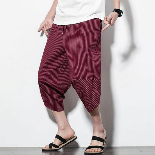 Casual Red Lined Trousers