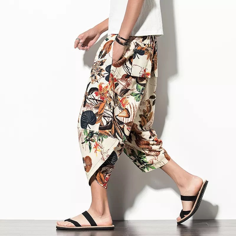 Floral Flower Trousers