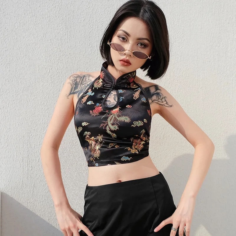 Chinese Crop Top