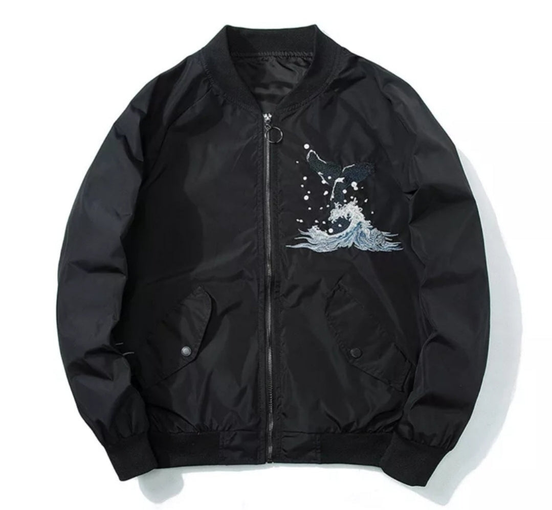 Humpback Whale Bomber Jacket